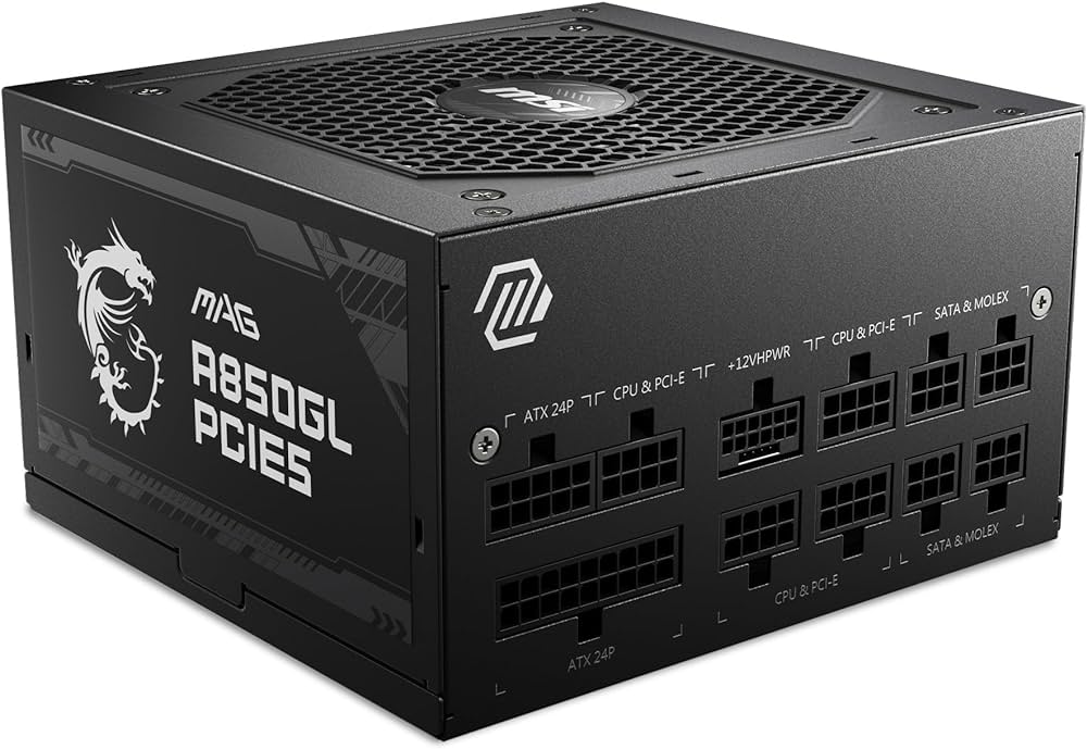 PSU MSI MAG A850GL 80+ GOLD FULL MODULAR PCIE-5